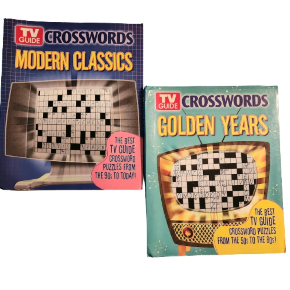 TV Guide Crossword Books Set of 2